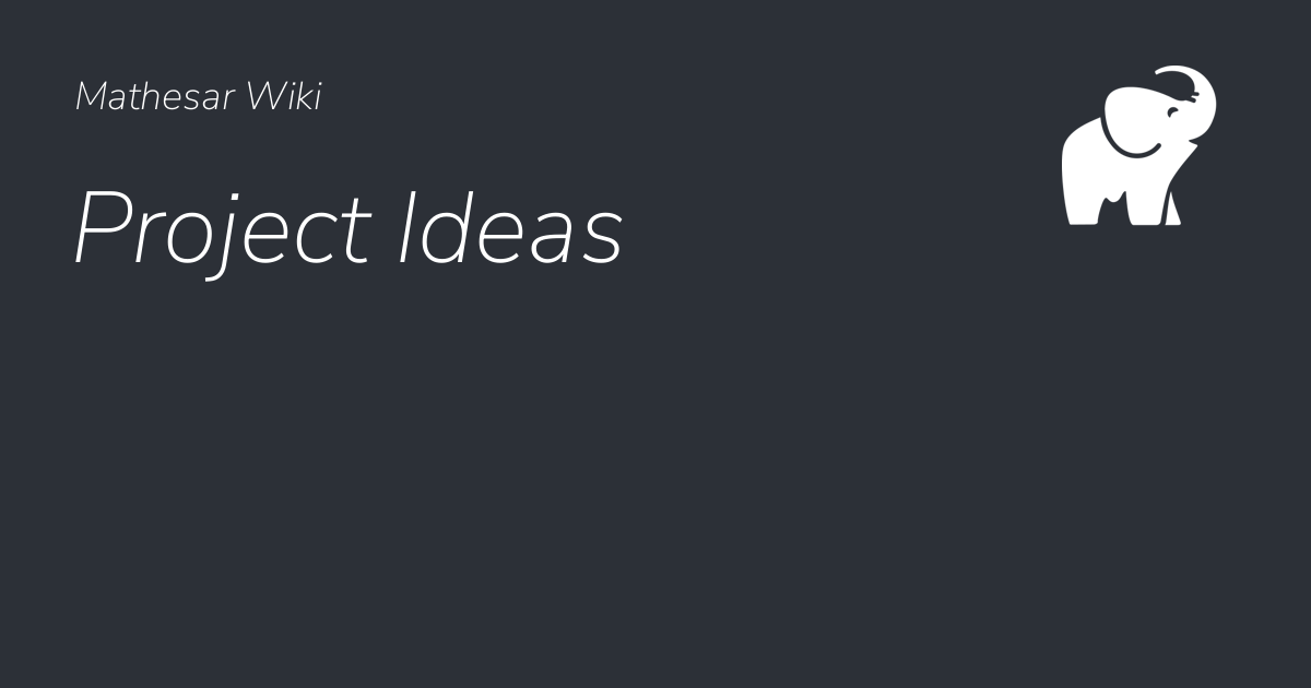 Project ideas mathesar wiki